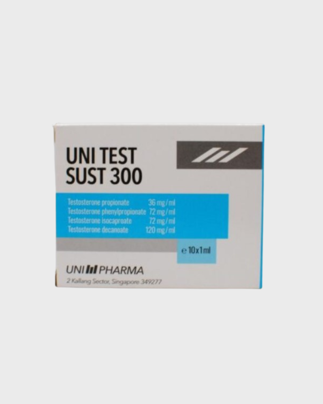 TESTOSTERON SUSTANON 300MG 10 AMP 1 ML UNI PHARMA