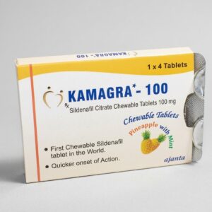 KAMAGRA -100 CHEWABLE 4 CUKIERKI DO SSANIA SILDENAFIL